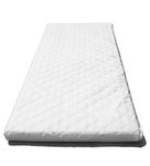 KATIES PLAYPEN / BABY BEST BUYS SUZY® Microfibre Hypoallergenic Crib Mattress 84 x 38 x 4cm Thick (Square Corners) Reversible British Made