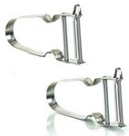 2X MIDHILL Stainless Steel Peeler French Potato Peeler Vegetable Peeler Fruit Peeler Easy Peeler