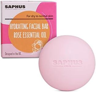 SAPHUS Face Wash Bar Facial Cleansing Bars Balancing Face Soap Cleanser Hydrating for Dull Dry Normal Skin, Amino Acid Facial Cleanser, Soap Free, Sulfate Free, Zero Waste