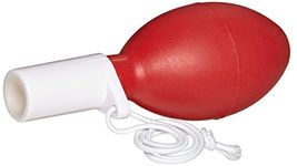 Heathrow Scientific HS20623 15 mL Natural Red Rubber Safety Bulb Pipet Filler, 106 X 41 mm (L x O.D.), 4.5 to 6.05 mm Hole Diameter (Pack of 3)