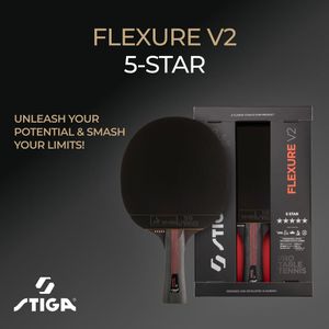 STIGA Flexure V2 Table Tennis Bat – Professional Ping Pong Paddle
