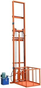 JIN YANG HU 1Ton/2200Lbs Load Electric Lift Platform Table,36FT Lifting Height Hydraulic Lifting Rail Hoist,Wall Mounted Factory Warehouse Home Space Dedicated Freight Elevator