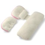 Frido Maternity Pillow Bundle | Full Body Pregnancy Pillow for Back, Belly, Leg & Bum Support | Adjustable Butterfly Design | Travel-Friendly Cuddle Pillow | Hypoallergenic Organic Cotton Cover, Pink