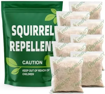 AUDQQM Squirrel Repellent, Chipmunk Repellent Outdoor, Squirrel Repellant for Attic, Chipmunk Deterrent for Garden, Keep Squirrels Away for Car, Indoor Repellents Squirrel Pouches for Potted Plant-8P