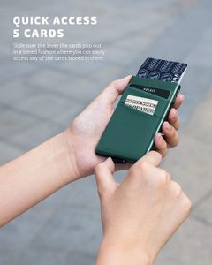 VULKIT RFID Metal Card Holder – Slim Wallet for Credit Cards