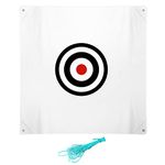 ASENVER 58" x 59" Golf Target Cloth Golf Hitting Cloth Hitting Practice Target Golf Training Aids Indoor Outdoor