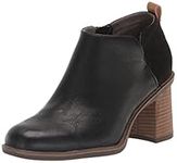 Dr. Scholl's Shoes Women's Roxanne Ankle Booties Boot, Black Synthetic, 9