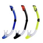 Free Diving Snorkel,Professional Dry Snorkel Gear,One-Way Purge Valve For Pool Open Water Scuba Lap Swimming,Swimmer Diving Snorkeling Gear For Adult