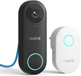 REOLINK Video Doorbell PoE Camera – 180 Degree Diagonal, 5MP IP Security Camera Outdoor with Chime V2, 2-Way Talk, Plug & Play, Secured Local Storage, No Monthly Fee