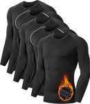 TELALEO 5 Pack Men's Thermal Compre