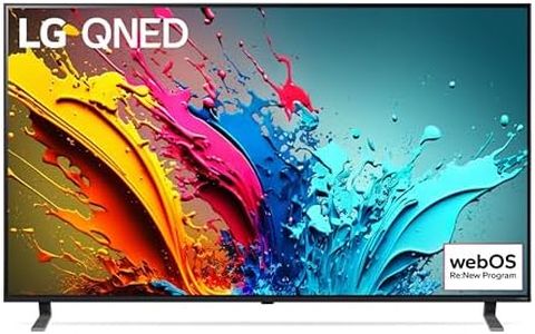 LG QNED 55'', Serie 85 2024, 55QNED85T6C, Smart TV 4K, Processore α8, Design slim, 20W, AI Picture Pro, 4 HDMI 2.1 120Hz, VRR, FreeSync Premium, Alexa, Wi-Fi, webOS 24, Telecomando puntatore