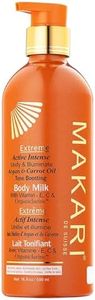 Makari Extreme Carrot & Argan Oil Skin Toning Milk 500ml - Lightening, Brightening & Tightening Body Lotion with Organiclarine - Whitening & Anti-Ageing Treatment for Dark Spots, Acne