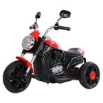 SHAKYA WORLD 3 Wheel Roadstar Bike Rechargeable Battery Operated Ride On Bike for Kids, 1 to 4 Years with Foot Accelerator, Red Color