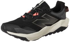 New Balance Women's Nitrel Running Shoe, Black, 5