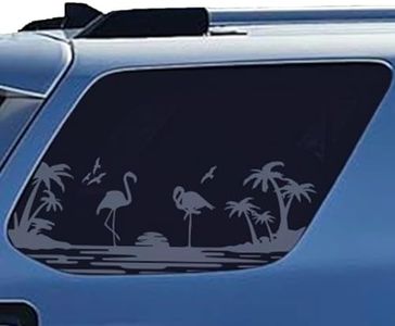 Rear Side Window Crane Vinyl Sticker for Toyota 4Runner 2010-2024, Matte Black Crane Decal Sticker for Car, for Toyota 4runner 2010-2024 Accessories