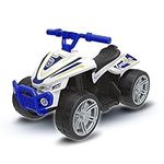 Evo Electric Ride On Police Quad Bike | Electric Police Bike | 6V Battery Powered Kids Motorised Toy Vehicle Ride On | Throttle Driven Quad Bike With Footrests | 3+