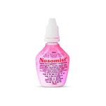 Nasomist Original Nasal Saline Spray/Drops : For Dry And Thick Mucus Caused By Atrophic Rhinitis, Chronic Sinusitis And Crust Nasal Membrane, Pack Of 4