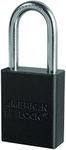 American Lock A1106BLK1KEY Padlock Keyed Aluminum Black