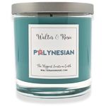 Walter & Rosie Candle Co. - Polynesian 11oz Scented Candle Inspired by Disney Scents - Smell Like Disney Resorts - The Happiest Scents on Earth - Soy Blend - Burns up to 40 Hrs