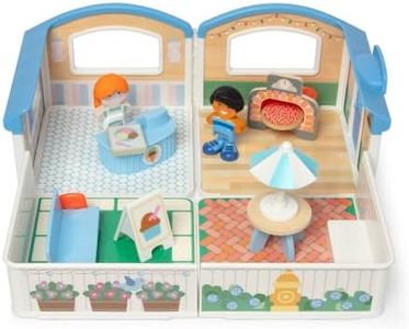Melissa & Doug Cheery Lane Ice Cream & Pizza Shop Modular House Play Set