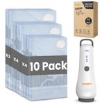 Enem Vacuum Bags For Clothes With Portable Pump | Pack of 10 (2 Large, 4 Medium, 4 Small) | Travel Vacuum Bags For Clothes | Wardrobe Organizer For Storage, 1 year Warranty from Enem