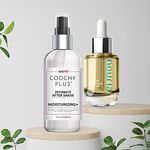 Coochy Plus Intimate After Shave Protection Mist + Pre-Shave Elixir Moisturizer Oil Kit – HydroLock & MOISTURIZING PLUS Continuous Hydration Reliefs Razor Burn Bump Ingrown Hair