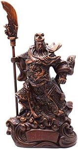 better us Chinese Feng Shui Guan Yu Statue/Guan Gong Statue/Guan Di Statue/Guan Yun Chang Statue Figurines Feng Shui Decor Home Office Decoration Tabletop Decor Good Lucky Gifts