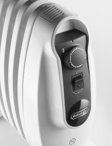 DeLonghi 800W Oil Filled Radiator Heater – Compact White