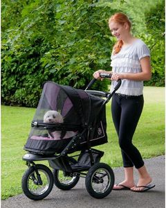 Pet Gear No-Zip NV Pet Stroller – Easy Access, All-Terrain Wheels