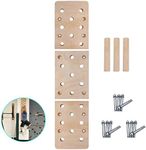 TRENDBOX Climbing Holds, 3 Pack 12"x16" 23 Holes Climbing Pegboard, Rock Climbing Holds with Durable Climbing Wall Training Ladder, Trainer for Exercise and Fitness Home Gyms