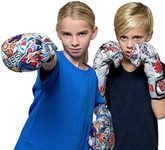 Sanabul Kids Boxing Kickboxing Training Gloves (6 OZ, Roar Rage)