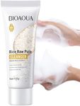 Rice Puree Cleansing Foam,Refreshing Face Wash Rice Bran Extract and Rice Powde,Hydrating Face Cleanser with Rice Bran & Ceramides,Firming Bubble Facial Foam Cleanser,for All Skin Type(100G)