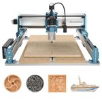 SainSmart Genmitsu 4040-PRO MAX CNC Router, 710W Trimmer & Linear Rail Driven, Work Area 400 x 400 x 78mm, for Wood Metal Acrylic Cutting Milling, GRBL Control