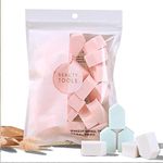 25 PCS Makeup Blenders Sponges Set, Use for Dry and Wet, Perfect for Full Face Curve Blending, Cream, Liquid, Powder Foundation Cosmetics, Latex Free & Soft & Flexible, Pentagon