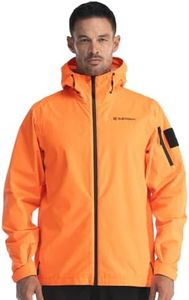 Baerskin Heavy-Storm Rain Jacket 2.0 – 20,000mm Waterproof Packable Rain Shell, PFAS-Free Breathable Tactical Hiking Jacket, 3-in-1 Hoodie Compatible, Men’s Outerwear