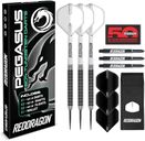 RED DRAGON Pegasus Professional 80% Tungsten Darts Set Available in Steel Tip 23g darts | Amazon Exclusive Dart Set with Flights, Stems (Shafts) and Case