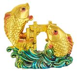 Homenique Vastu Feng Shui Double Fish for Good Luck and Prosperity