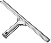 Unger Professional Stainless Steel Heavy-Duty Squeegee, 12"