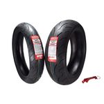 Kenda KM1 Sport Touring Motorcycle Tire Set 120/70ZR17 58W TL 180/55ZR17 73W TL