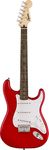 Squier by Fender Sonic Stratocaster HT Electric Guitar, Laurel Fingerboard, White Pickguard, Torino Red, Comes with Free Virtual Lessons