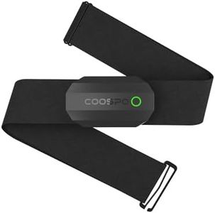 COOSPO H808S Frecuencia Cardíaca Bluetooth Banda Monitor Sensor de Frecuencia Cardíaca Deportivo Ant+ para CoospoRide, Wahoo, Adidas Run, Rouvy, Pulsoid