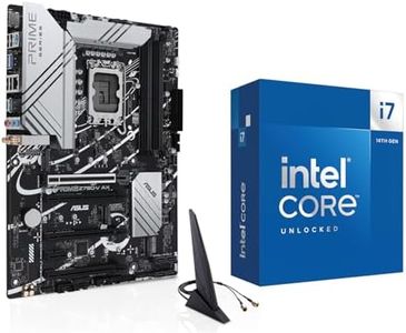 INLAND by Micro Center CPU Motherboard Combo - Intel i7-14700K 14th Gen 20-Cores LGA 1700 Desktop Processor Bundle with ASUS Prime Z790-V AX WiFi DDR5 Motherboard
