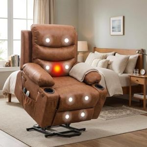 Garvee Oversized Power Lift Recliner Chair for Elderly with Wide Seat