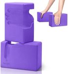 Yes4All Yoga Blocks 2 Pack Push Up Blocks Accessories, Comfort Wrist Support Equipment for Women Men Beginners, EVA Foam Brick for Grip Strength Balance Fitness and Exercise