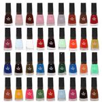 Snazzy Nails Stylish Light Matte Finish Dark Mixed Color Combination Classic To All Season Spring Collection Nail Polish Fantastic Color 36 Pies Multicolor [Pack Of 36],10 Ml