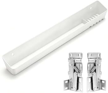 24" Tip Out Tray for Sink, Fits Cabinet Opening 26-1/2" Wide and Larger, Easy to Install, Sturdy Steel Hinges, Smooth Spring Mechanism, Maximize Space of the Unused False Drawer Front, 1 Pack