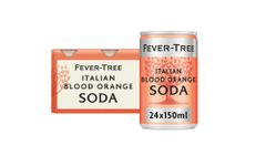 Fever-Tree Italian Blood Orange Soda 6x150ml (Pack of 4, Total 24 Cans)