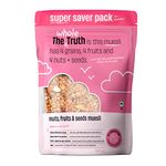 The Whole Truth - Super Saver Breakfast Muesli | Nuts, Dried Fruits and Seeds | 750 grams | Vegan | Dairy-free | No Artificial Sweeteners | No Added Flavours | Nutritious Snack and breakfast