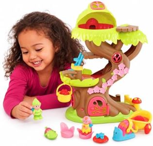 HappyLand Fairy Treehouse Playset – Interactive Play Set for Kids Ages 2–5