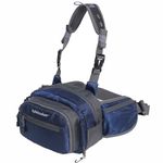 Kylebooker Fly Fishing Chest Pack Tackle Storage Hip Bag River Fishing Waist Pouch (Blue)